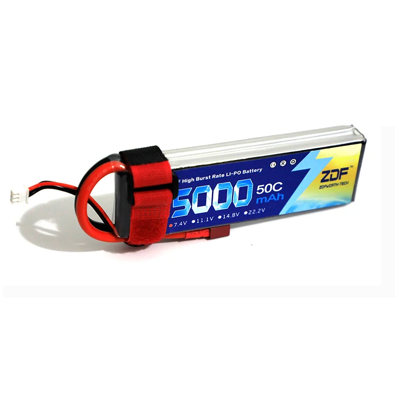 ZDF FPV 450 500 7.4V 11.1V 14. - 6S Lipo Battery 22.2V 5000Mah 评论和价格