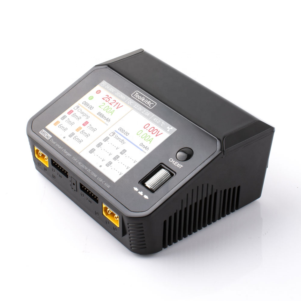 Toolkitrc M6DAC 350W X 2 USB-C - Toolkitrc M6Dac Smart Charger 评论和价格