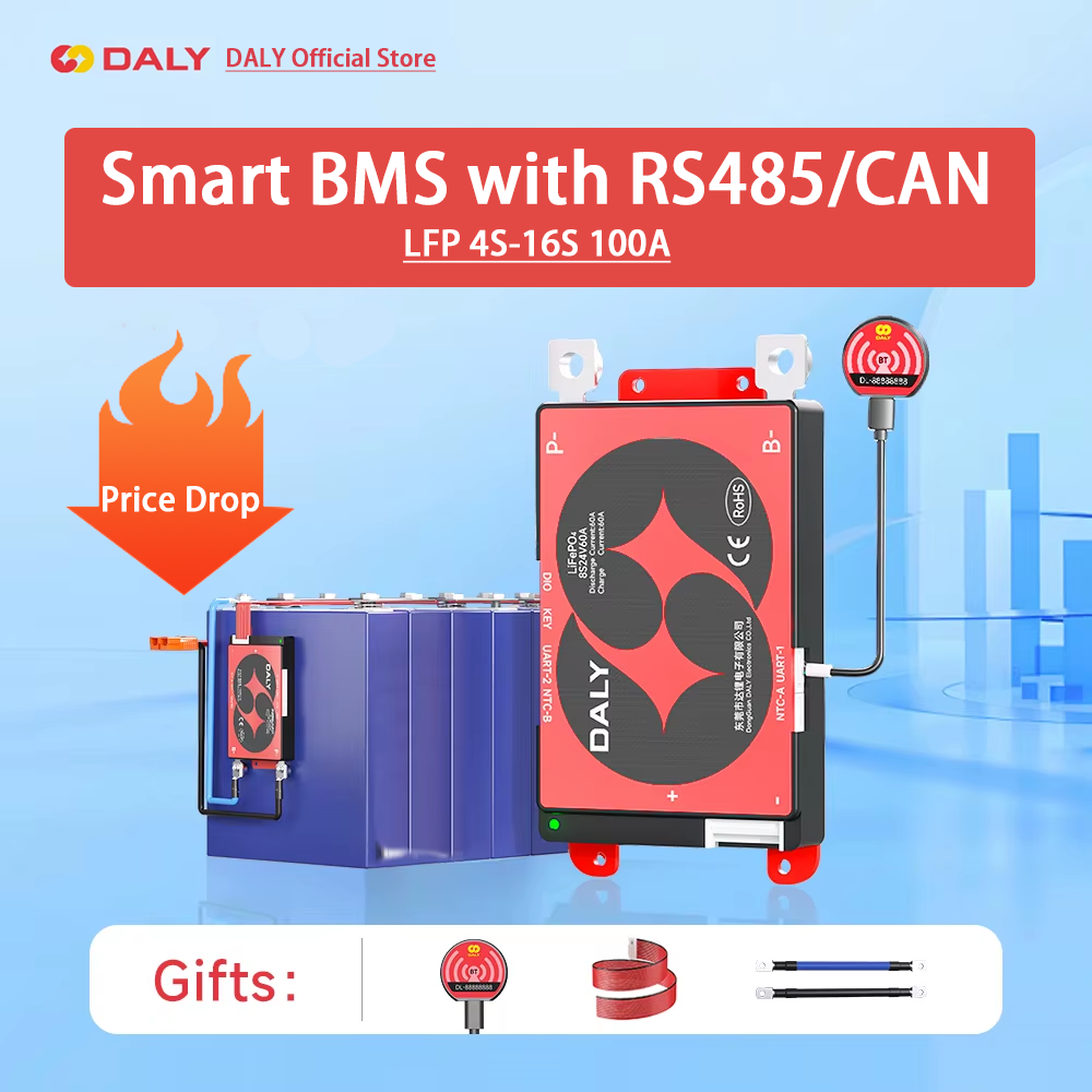 Daly Smart BMS 4S Lifepo4 12V  - Lifepo4 12V 100Ah Bms Bluetooth 评论和价格