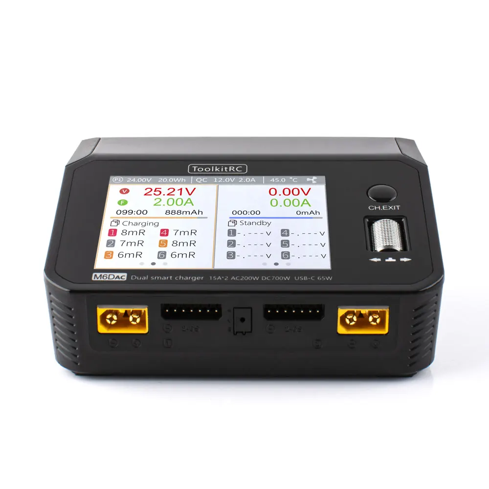ToolkitRC M6DAC AC 200W DC 700 - Toolkitrc M6Dac Smart Charger 评论和价格