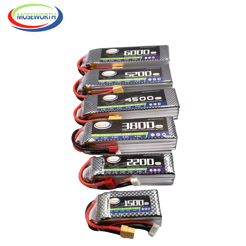 2S 3S 4S 6S RC LiPo Battery 7. - 4S Lipo Battery 14.8V 6000Mah 评论和价格