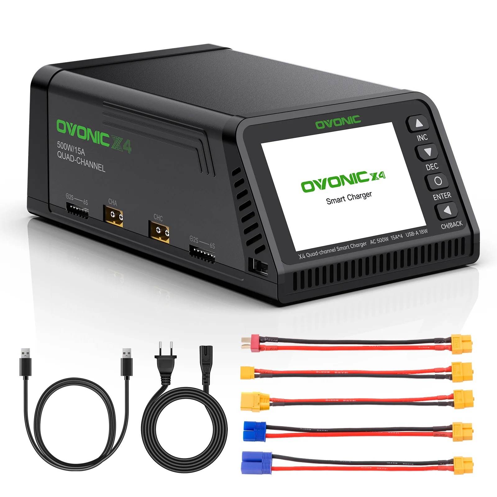 Ovonic X4 AC500W 4 Channel Sma - Toolkitrc M6Dac Smart Charger 评论和价格