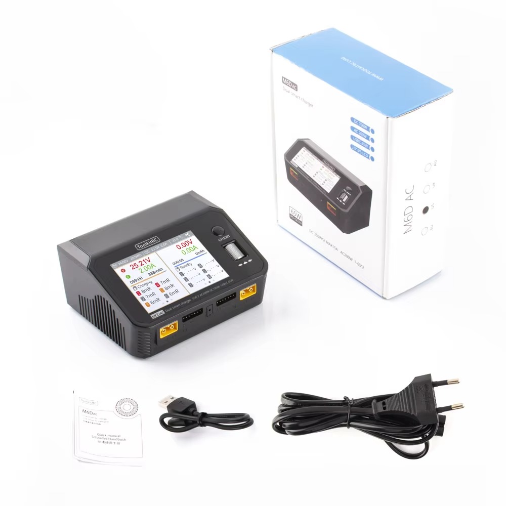 SmCpToolkitRC M6DAC Dual Chann - Toolkitrc M6Dac Smart Charger 评论和价格