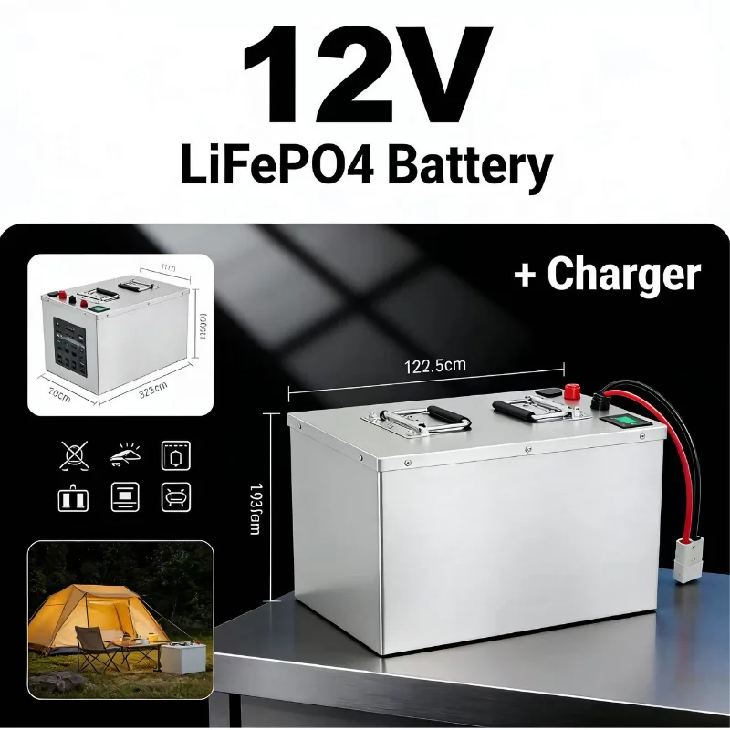12V 24V 48V LiFePO4 Battery 10 - Lifepo4 12V 100Ah Bms Bluetooth 评论和价格