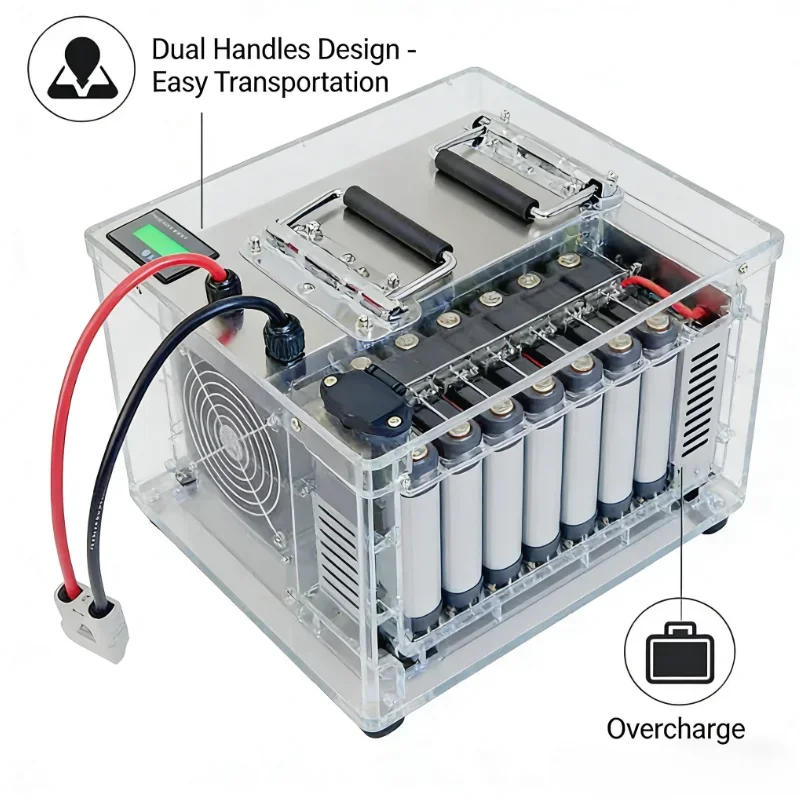 12V 24V 48V LiFePO4 Battery 10 - Lifepo4 12V 100Ah Bms Bluetooth 评论和价格
