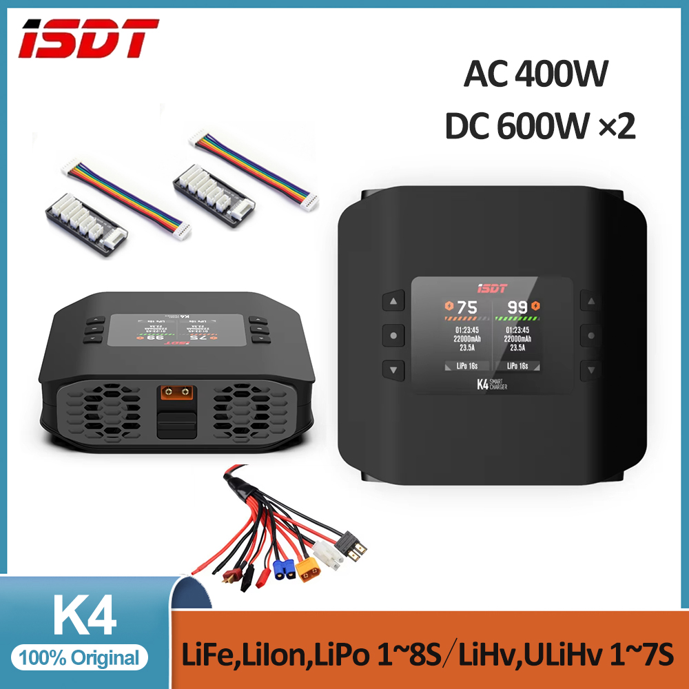 ISDT K4 1~8S Lithium Battery S - Isdt K4 Dual Lipo Charger 评论和价格