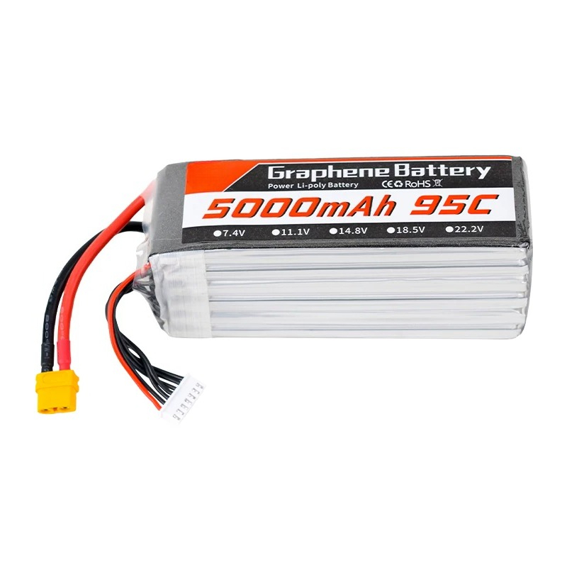 Graphene Lipo Battery 5000mAh  - 6S Lipo Battery 22.2V 5000Mah 评论和价格