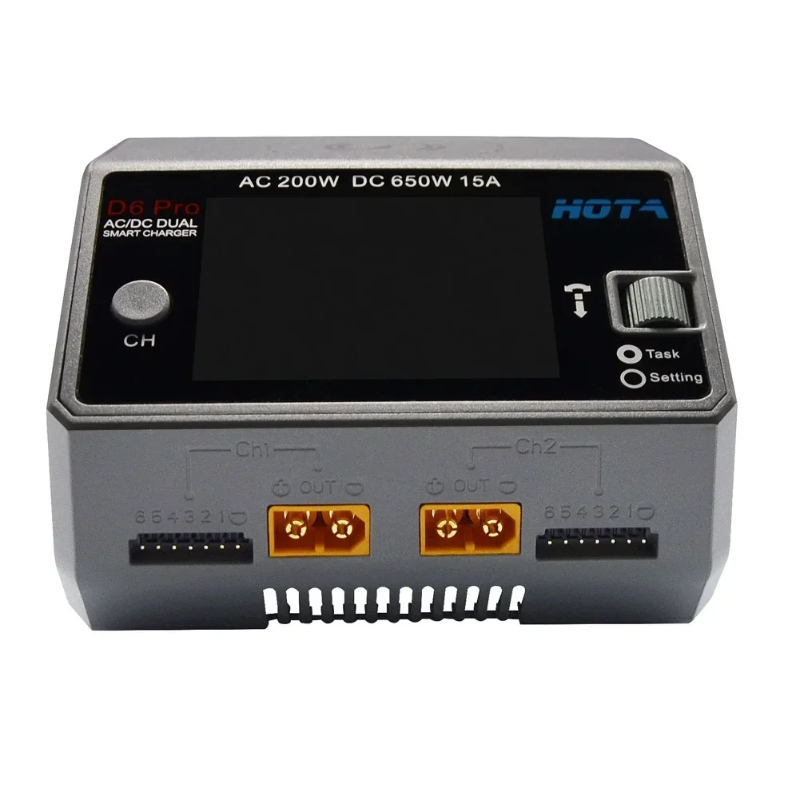 HOTA D6 Pro 650W Dual Channel  - Hota D6 Pro Dual Lipo Charger 评论和价格