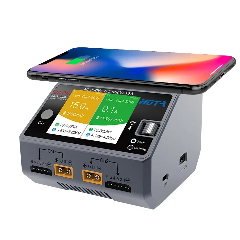 HOTA D6 Pro 650W Dual Channel  - Hota D6 Pro Dual Lipo Charger 评论和价格
